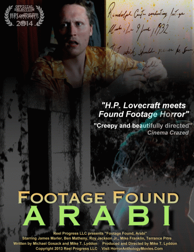 Lovecraft horror film Footage Found, Arabi