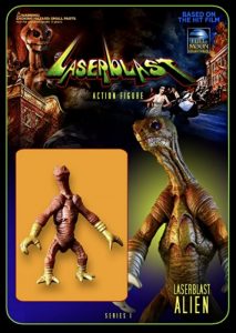alien action figure from Laserblast movie